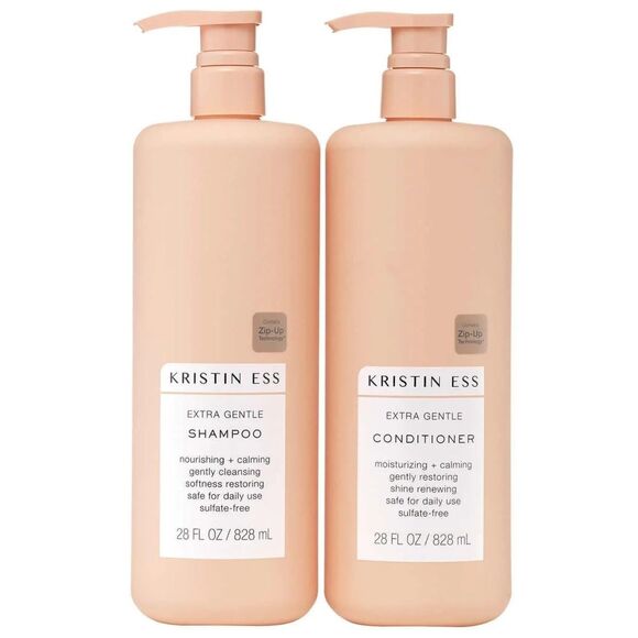 Kristin Ess Extra Gentle Shampoo and Conditioner, 28 fl oz, 2-pack - Picture 1 of 3
